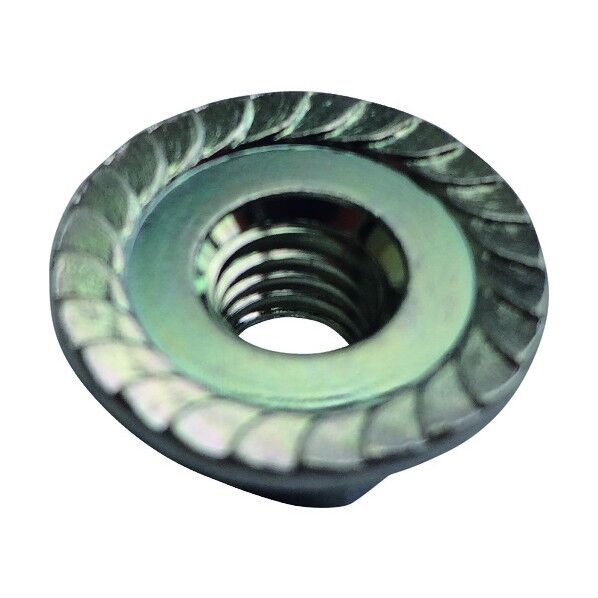 六角フランジナット(セレーション付)三価クロメートM8-1.25φ17 001108017032 1点