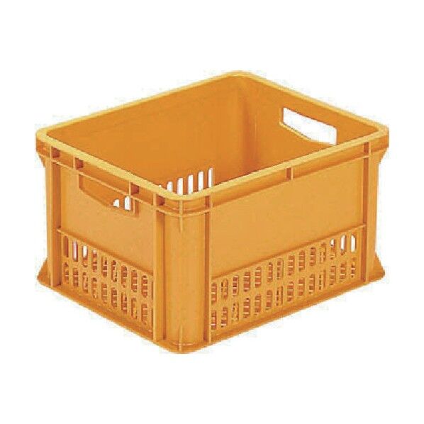 飲料輸送用容器 202603 ミルククレート500(牛乳瓶500ml×20本用) オレンジ SK202603 1点