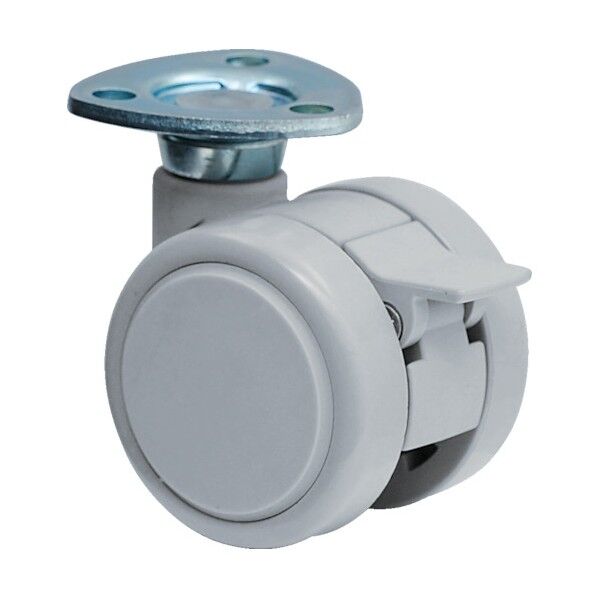 デザインキャスター ライトグレー40径 TF40S 1点