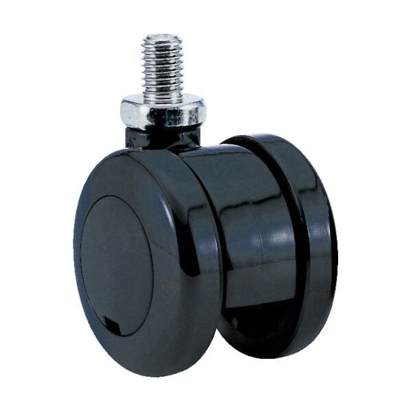 分解リサイクル ナイロン車輪 50径 許容荷重60kgf 黒 E50N8L-14 1点