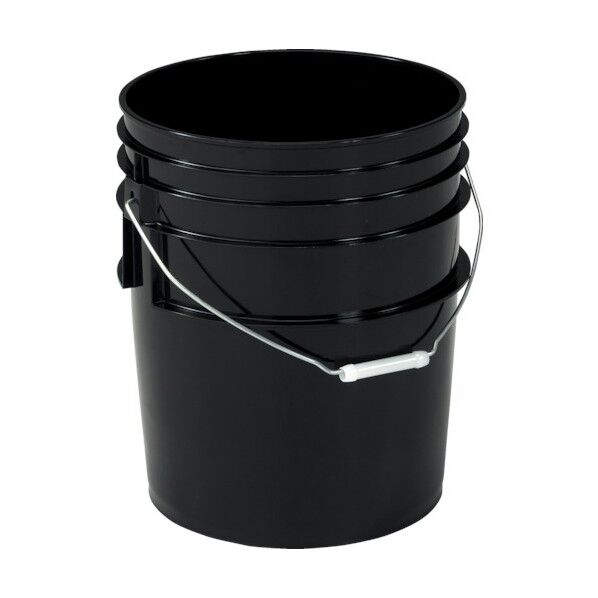 ペール容器 402008 サンペール#20N(本体+ハンドル)ブラック