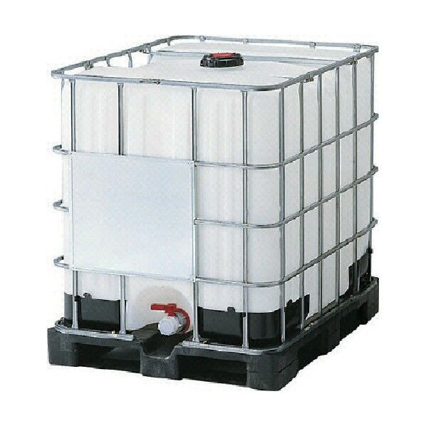 液体・粉体輸送コンテナー 807160 サンバルク#1000TC(UN無)ブラック/ホワイト