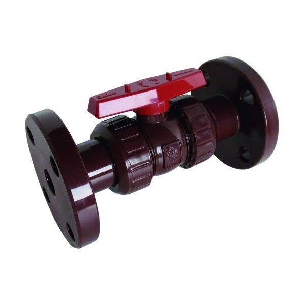 ボールバルブ禁油 本体材質HT(CPVC) シール材質FKM JIS10KF 100A BT1HFXW 1点