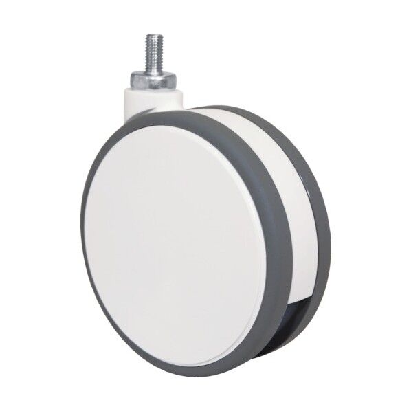 デザインキャスター ホワイト130径 FW130N12L-22 1点