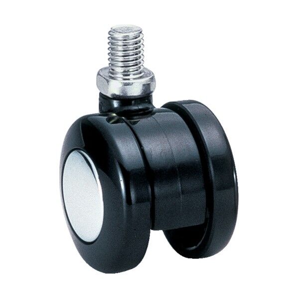 ナイロン車輪 50径 許容荷重60kgf 黒 TY50N12L-22 1点