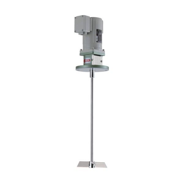 エレポン化工機 小型薬液タンク用攪拌機 60W 接液部SUS304+PVCライニング KVS-0608-PVC-2TO 1点