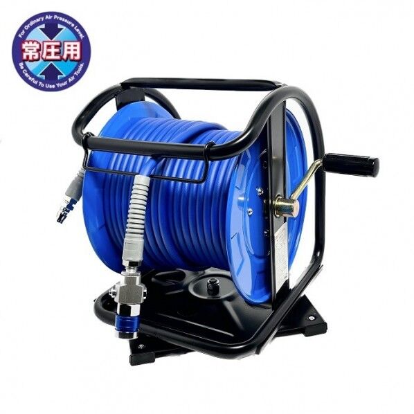 常圧用 C型ドラム 回転台付 ストッパーダスターソケット ブルー 30m SNDSBG-730TC 1台