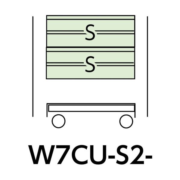 スペシャルワゴン W7CU-S2-IV 1点