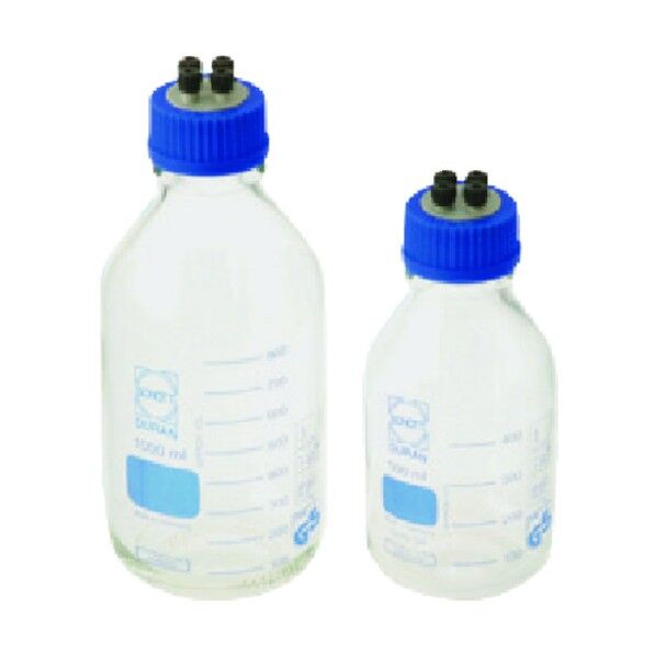 HPLCねじ口びん 500mL キャップ付 371-05-22-63 2本