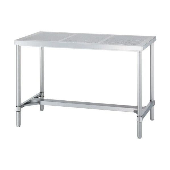 ステンレス作業台パンチング天板H枠 間口900×奥行600×高さ800 PWHN- 9060 1点