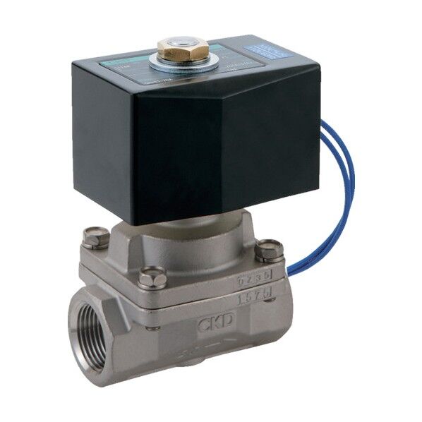 CKD 蒸気用パイロットキック式2ポート電磁弁 SPK11-20A-F4AS-AC110V 1点