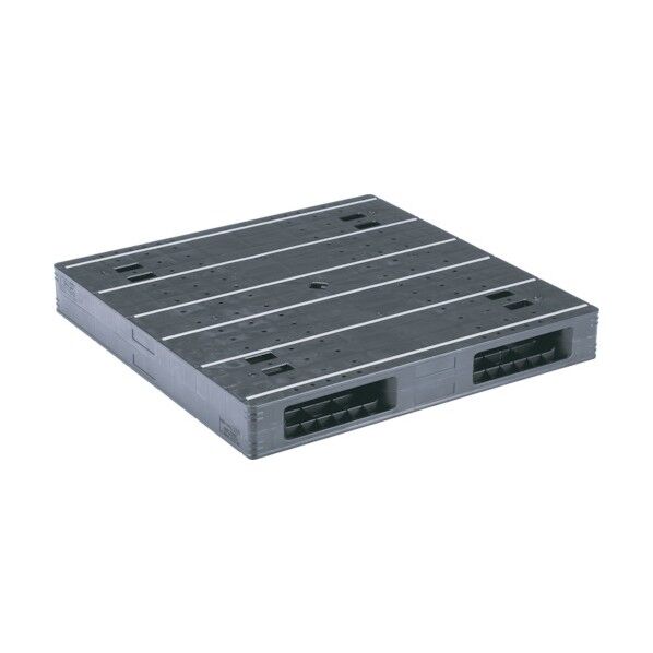 プラスチックパレット 840016 LX-1111R2-2黒