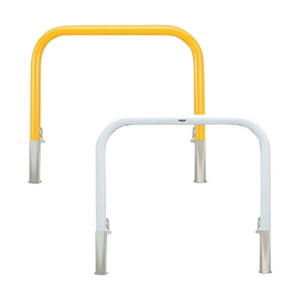 車止め アーチ型 スチール製 焼付塗装 脱着式 スチール製蓋 Yシリーズ YB6H7A-D(Y) 1点