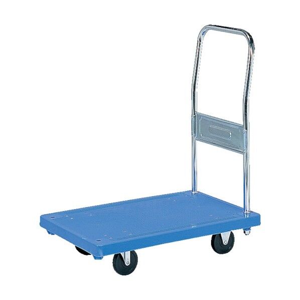 樹脂製運搬車 803301 ハンドカーSS(固定ハンドルタイプ)ブルー