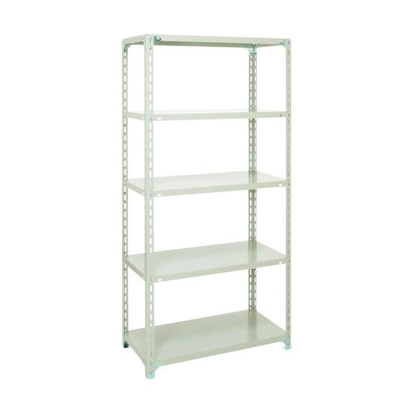 軽量物品棚(120kgタイプ) 間口1200×奥行450×高さ1800mm A1-6425 1点