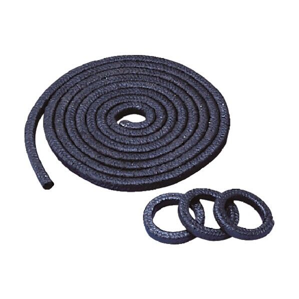 グランドパッキン 水・油ポンプ用 3×3 6201-030030 1点