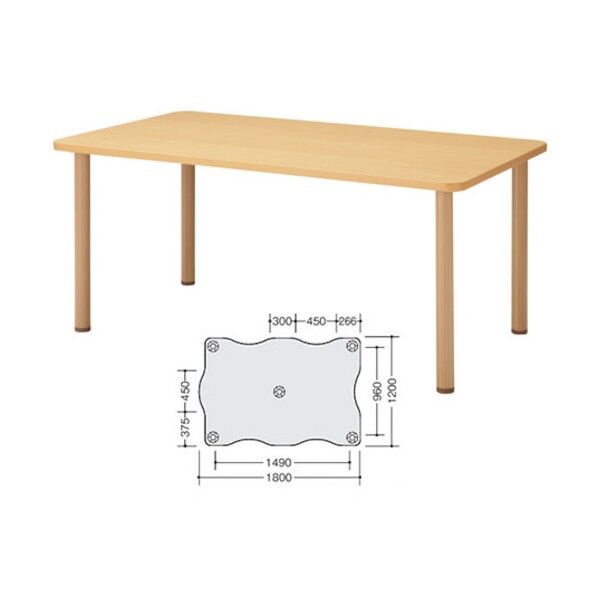 テーブル RTA1812WL-NA 1点