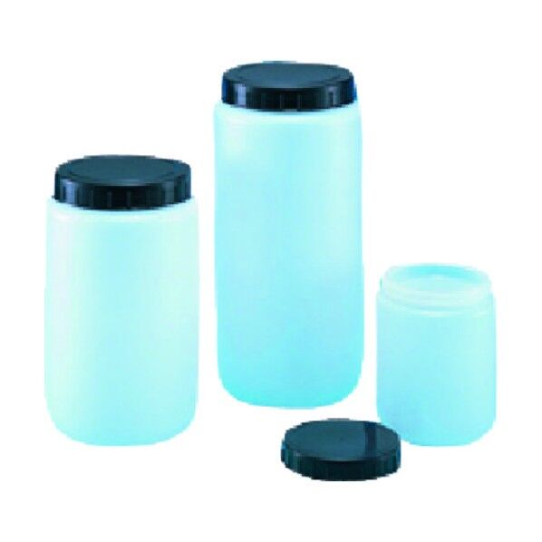 広口ビン PE 500mL #1566 198-22-45-04 1点