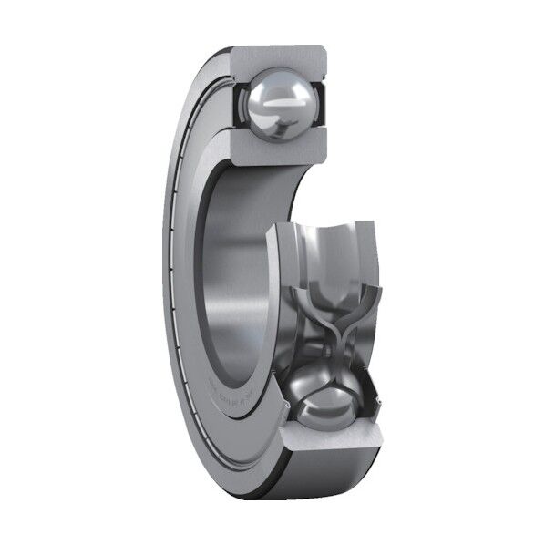 単列深溝玉軸受 軸受両端鋼板シールド 内径130mmX外径200mmX幅33mm 6026-2Z 1点