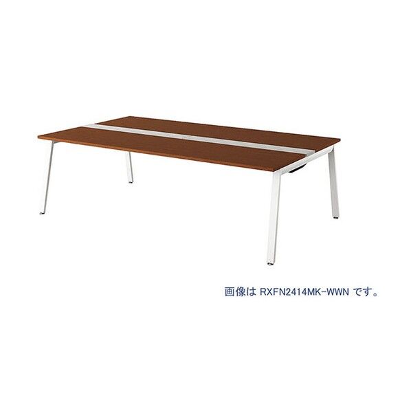 大型ベンチテーブル (基本型) (両面タイプ) RXFN1214K-WWN 1点