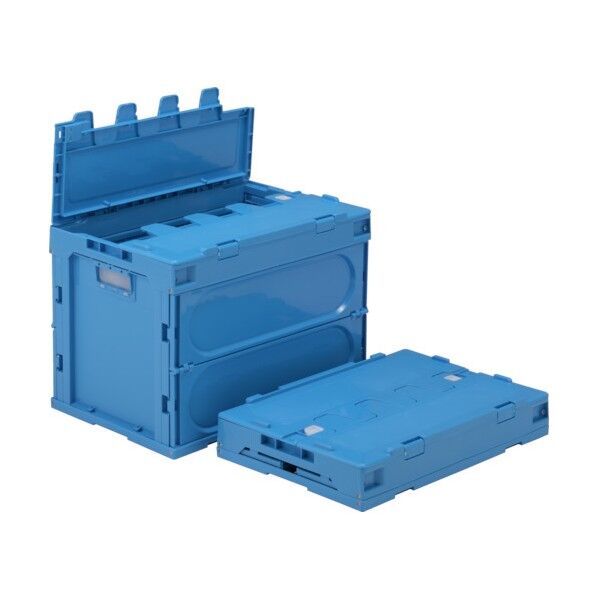 フタ一体型折りたたみコンテナー 552090 サンクレットオリコン60B-C