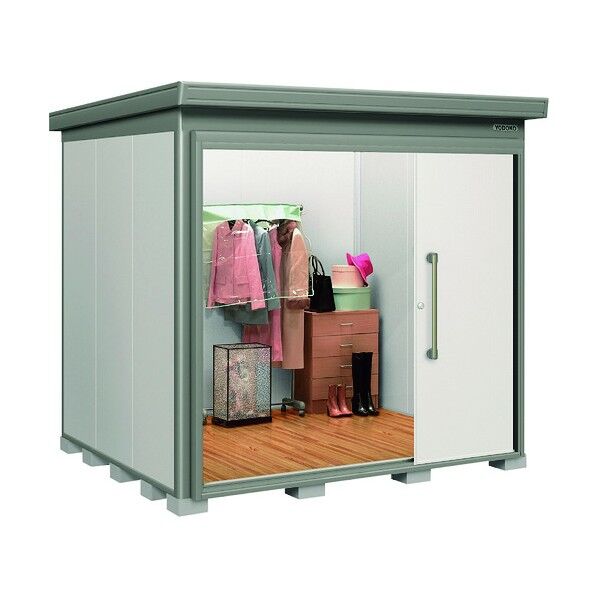 ヨド蔵MDスチール床タイプ 豪雪型 床面積5.65m2 DZBU-2522HE SG 1点