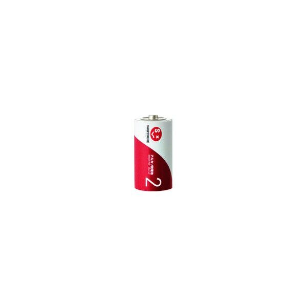 プラス 888961アルカリ乾電池2 単2 N222J2P50 N222J-2P-50 100本