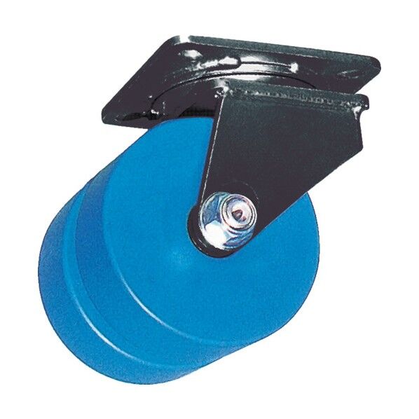 鋳物超重荷重用双輪キャスター自在車MCナイロン車輪付MCWg300X75 MCW-G300X75 1点