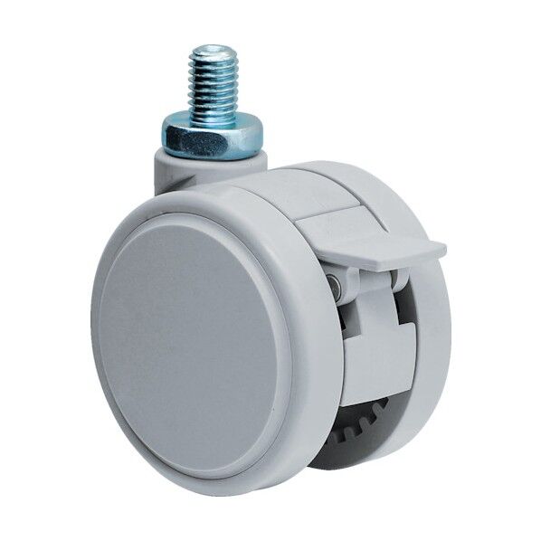 デザインキャスター ライトグレー60径 許容荷重80kgf TF60N10SL-14 1点