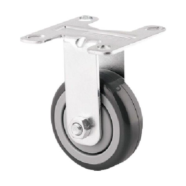 プレート式キャスターAGILA(ポリウレタン車) φ50 固定式 2478UAP050P41 1点