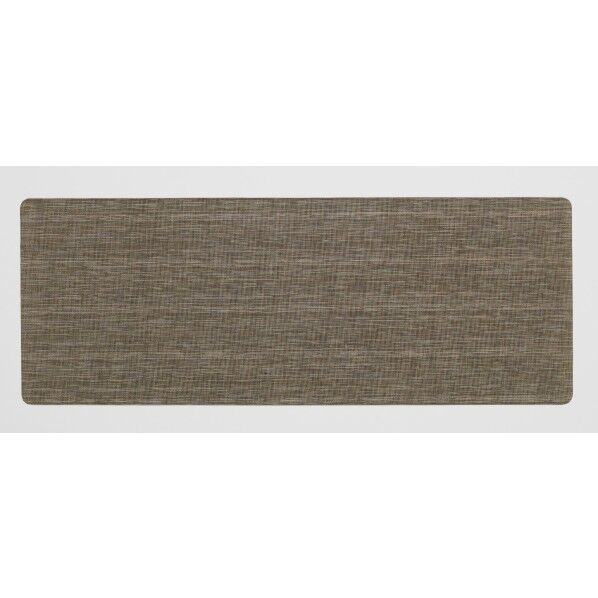 拭けるテキスタイル風キッチンマット ブラウン TK-001 1枚