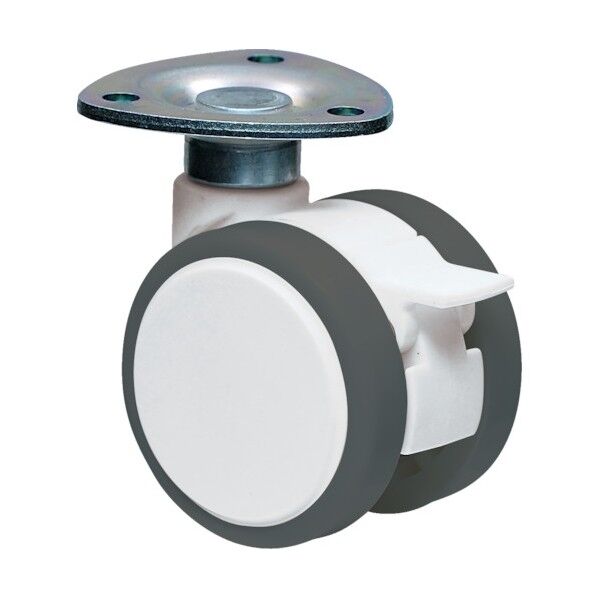 デザインキャスター ホワイト50径 許容荷重60kgf TFW50S