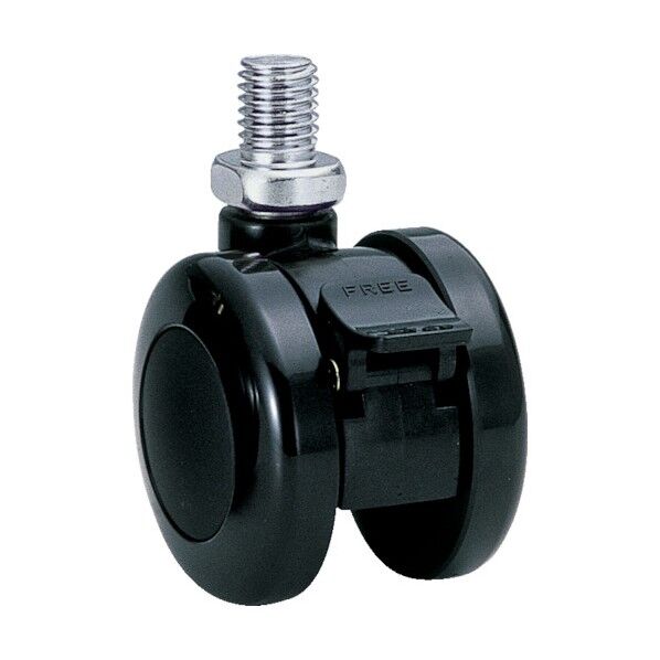 ナイロン車輪 50径 許容荷重60kgf 黒 TY50N8SBL-14 1点