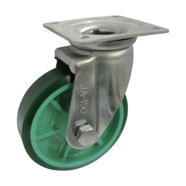 樹脂製ウレタンゴム車輪ステンレス製自在車付 ベアリング無 130 PNUAJA130 1点