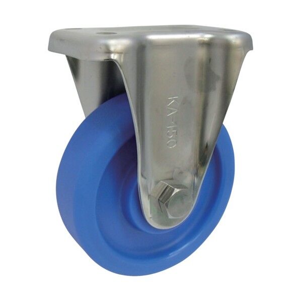 MCナイロン車輪(ベアリング入)ステンレス製固定金具付 MCVS-KA75 1点