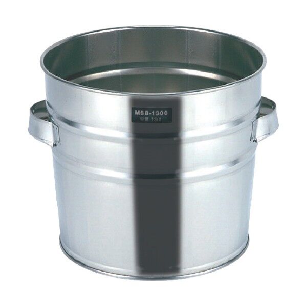18-8ステンレスバケット B型 MNM-13B 1点