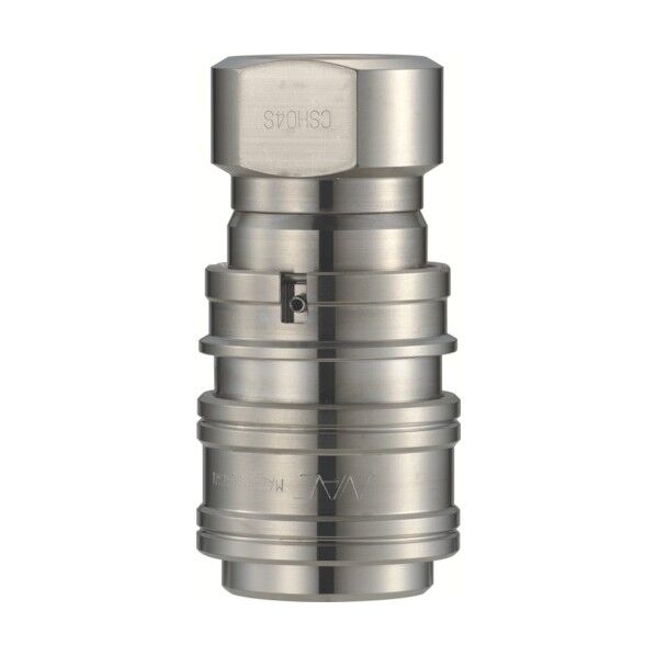 クイックカップリング SH型 ステンレス製 高圧タイプ オネジ取付用 両バルブ CSH06S3 1点