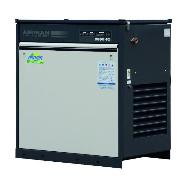 北越工業 スクリューコンプレッサ ドライヤ付 屋外仕様 7.5KW 60Hz SMS8ESD-6C 1点