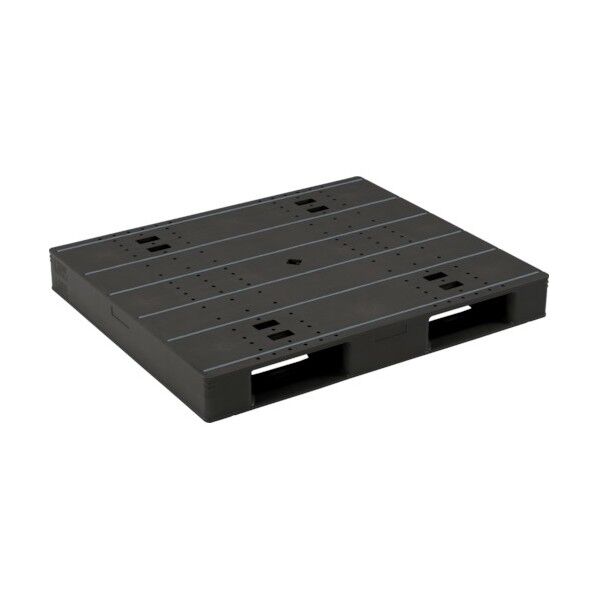 プラスチックパレット 840006 LX-1113D2 ブラック