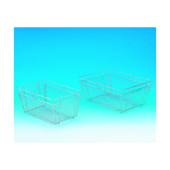 洗浄カゴ SS 小 W300×D200×H155mm 360-52-42-22 1点