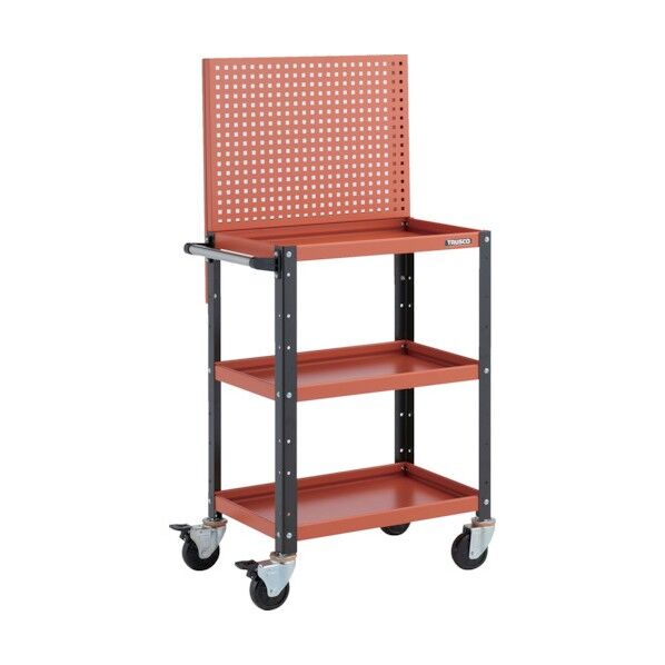 バーディワゴン 上部パンチングパネル付 600X400X1330 オレンジ/ブラック BDW-P963-ORBK 1点