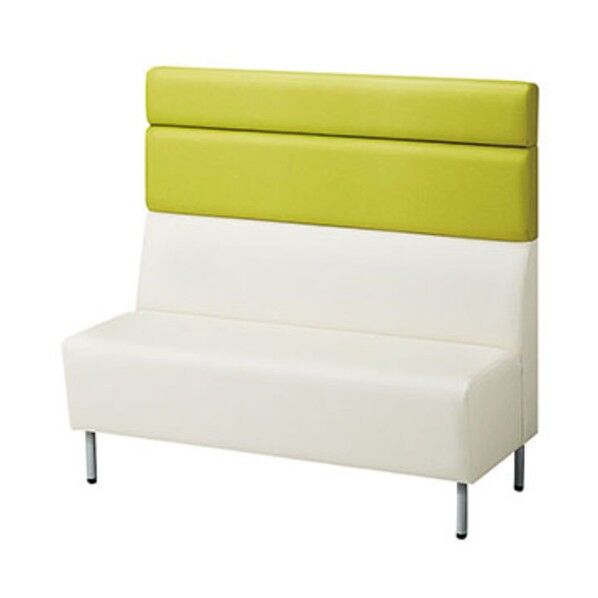 パネルバックソファー ミドルバック RC1422L-W-LGR 1点