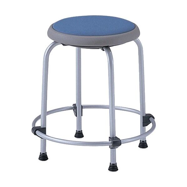 研究施設用スツール スモークブルー