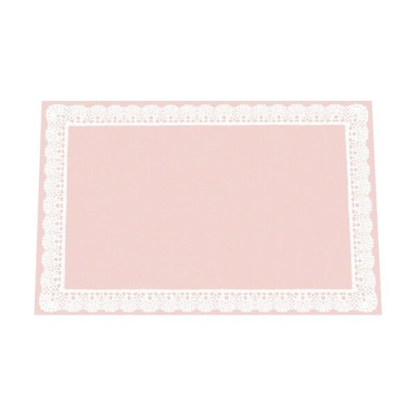 アーテック 無蛍光紙テーブルマットレースB TE-M09M ベージュ QMTD701 100枚