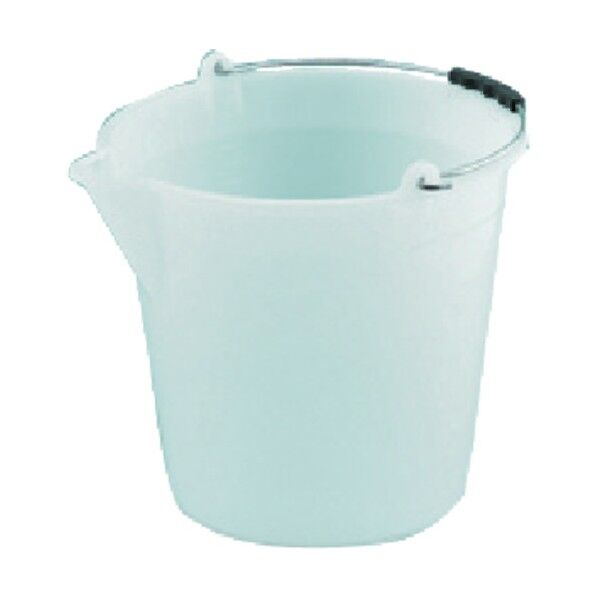 目盛付きバケツ 12L LDPE #906 198-23-61-02 1点