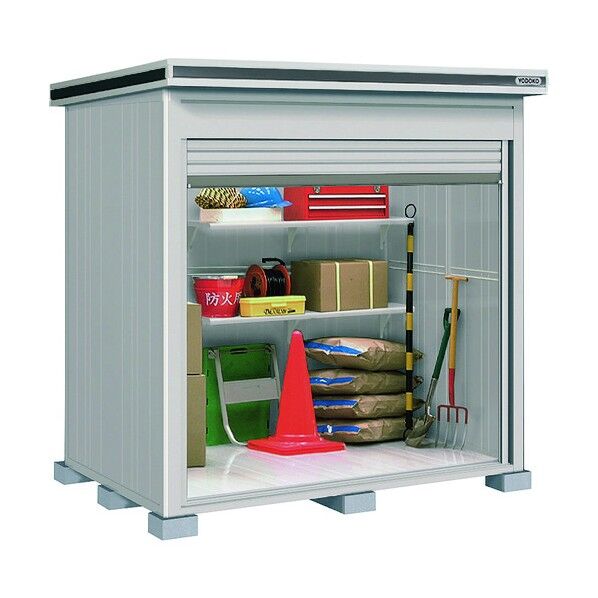 ヨド物置 エルモシャッター土間タイプ豪雪型 LODU-2215HD CB LODU2215HDCB 1点