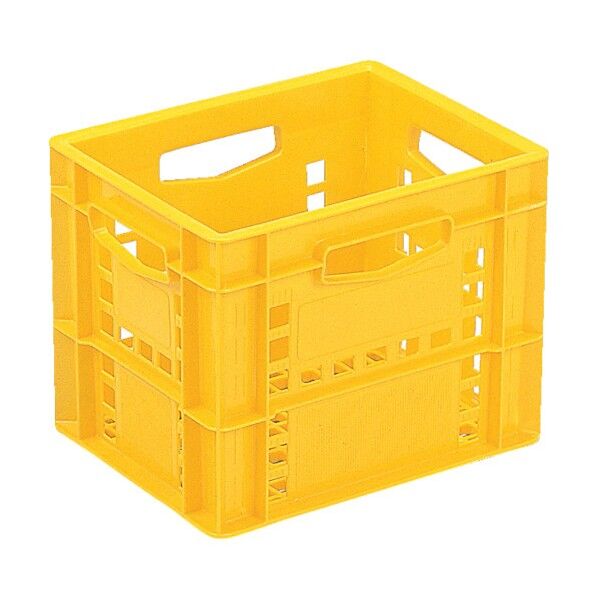 飲料輸送用容器 201931 ピュアクレート12Pー10(ゲーブルトップパック1L×12本用) イエロー