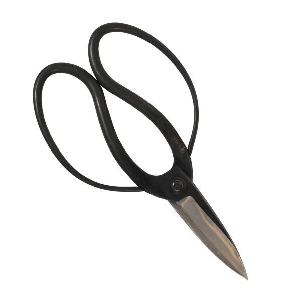 全鋼刃長大久保鋏 革ケース付 200mm 1個