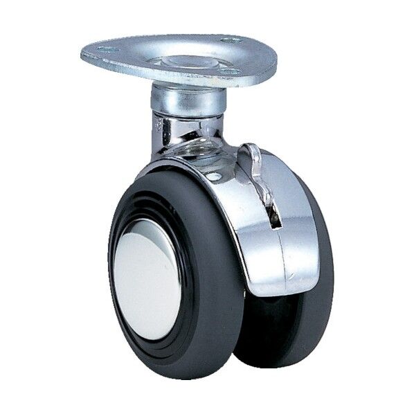 本体亜鉛ダイカスト エラストマー車輪60径 MY6ES 1点