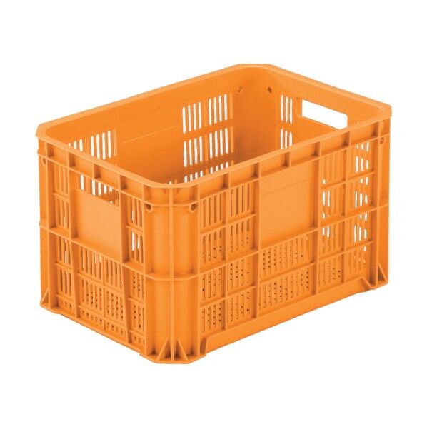 スタッキングコンテナー 104851 玉コン4型(2持手、4印刷面)オレンジ 104851-OR 1点